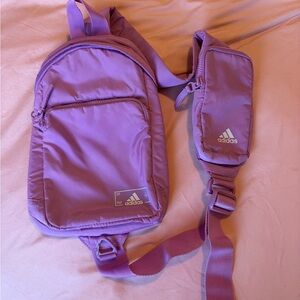 Adidas Lavender Crossbody Bag